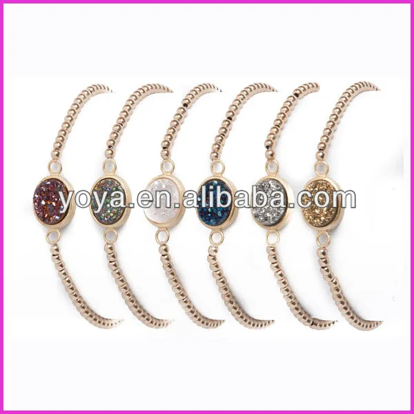 Hot Sale Small Beaded Druzy Bracelet.jpg