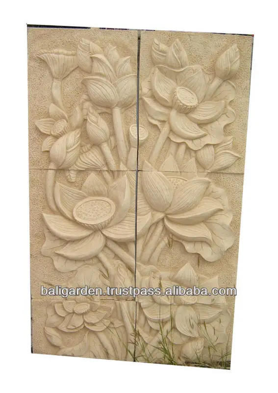 Wall decorative panels plumaria flower thai design decorative wall partitions