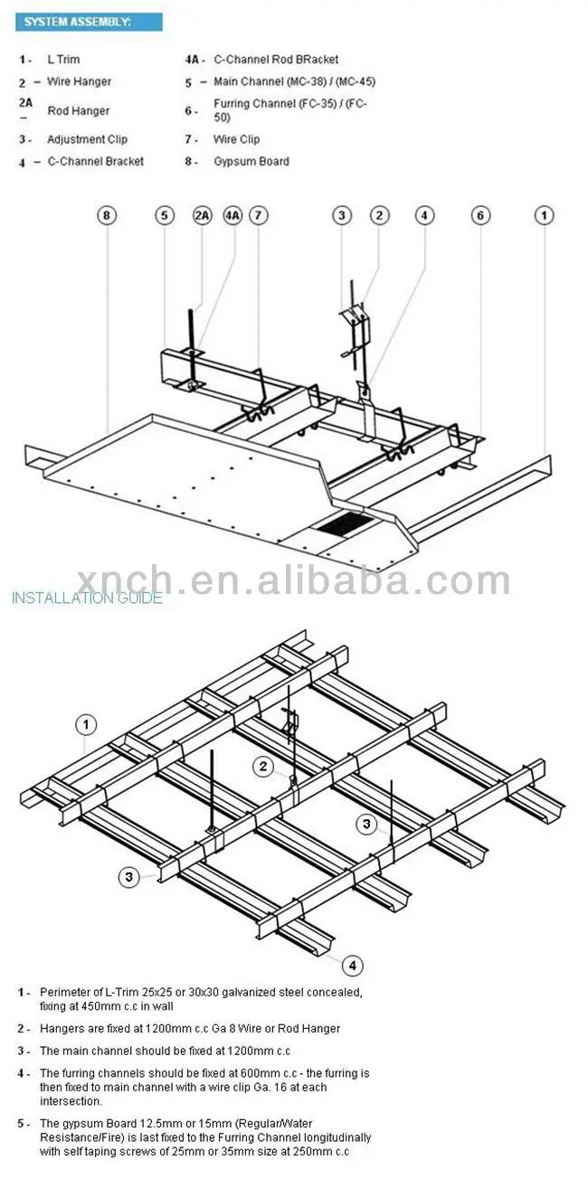 Stretch Ceiling Grid Components Metal Furring Channel Buy Stretch Ceiling Metal Furring Channel Ceiling Grid Components Product On Alibaba Com