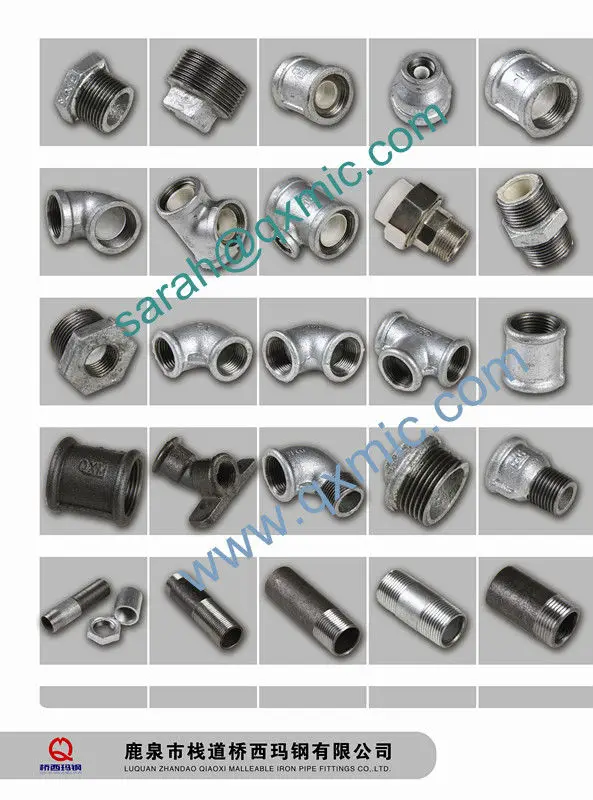 high quality NPT threaded malleable iron gas pipe fitting conical union male and female