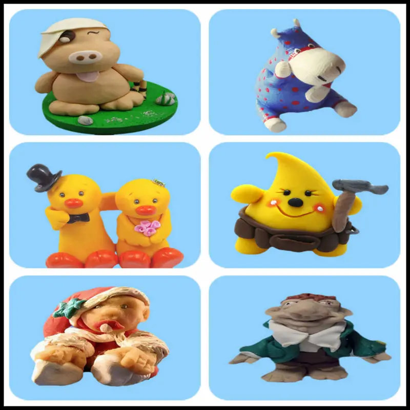 Funny Little Bear Decorative Polymer Clay Animal Figurine Buy Clay