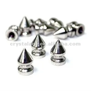 4mm-12mm crystal rhinestone nails for leather