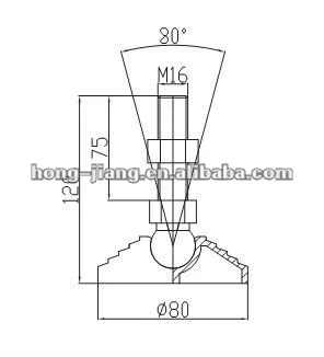 Machinery adjustable leveling feet