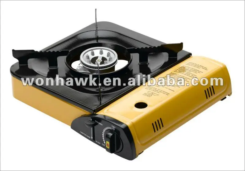 Table Top Gas Cooker Portable Mini Gas Stove With Plastic Black