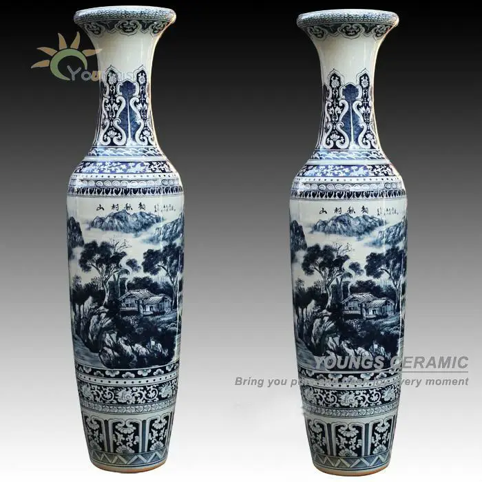 High Quality Large Floor Vases Antique Vases Blue And White View