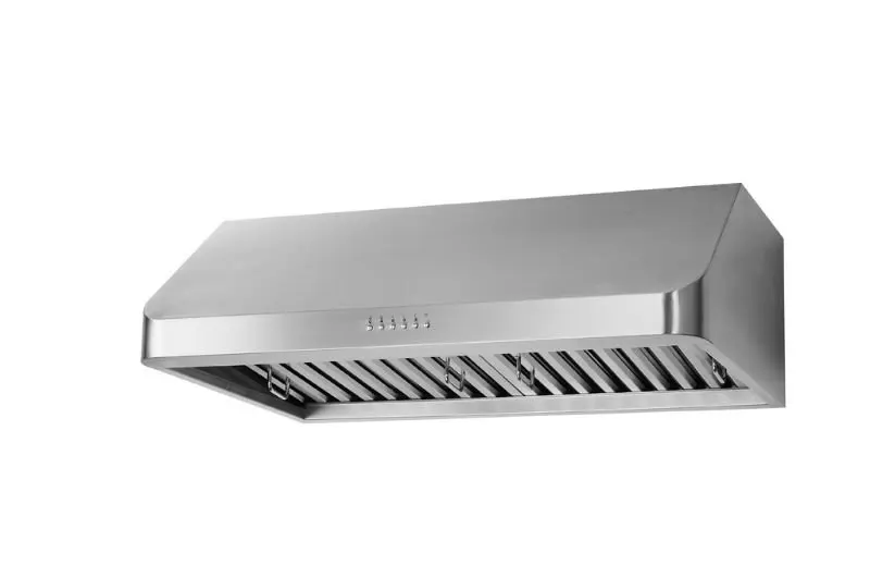 Exhaust Fan Home Kitchen Range Hood Stainless Steel 48" Electric Household Wall Mounted Free Spare Parts 2 Years Two Motor 110 factory