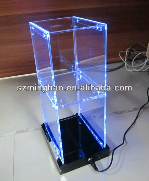 Acrylic Display Rack Acrylic Box Display With Led Light Oem Design Acrylic Led Light Display
