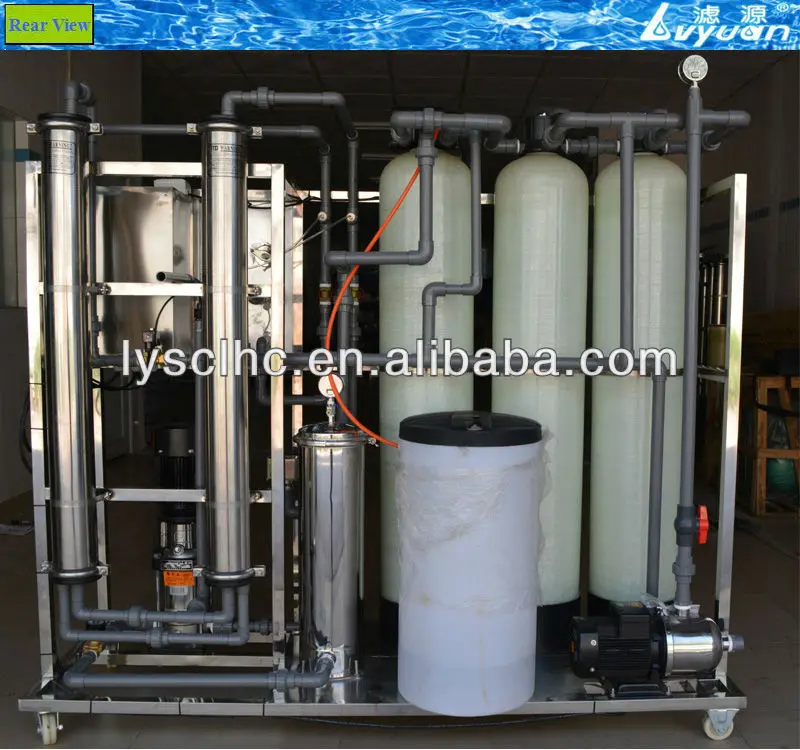 RO Plant 250 LPH borehole water treatment purify price with reverse osmosis system