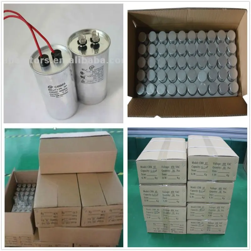 Condensatore CBB65 Per Aria Condizionata E Compressore – 5-70UF, Avviamento Motore