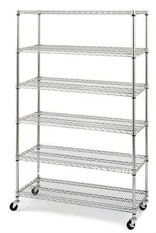 5 shelf wire rack