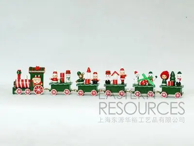 christmas wooden train set