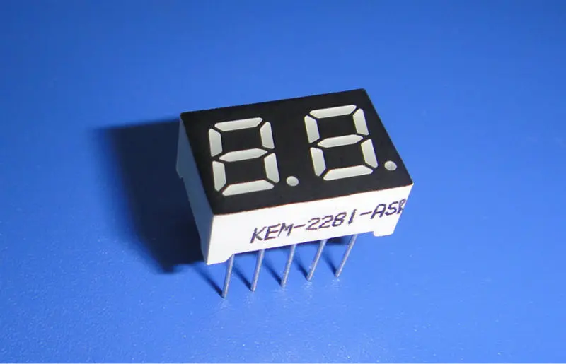 0.28'' 2 digit 7 segment led display