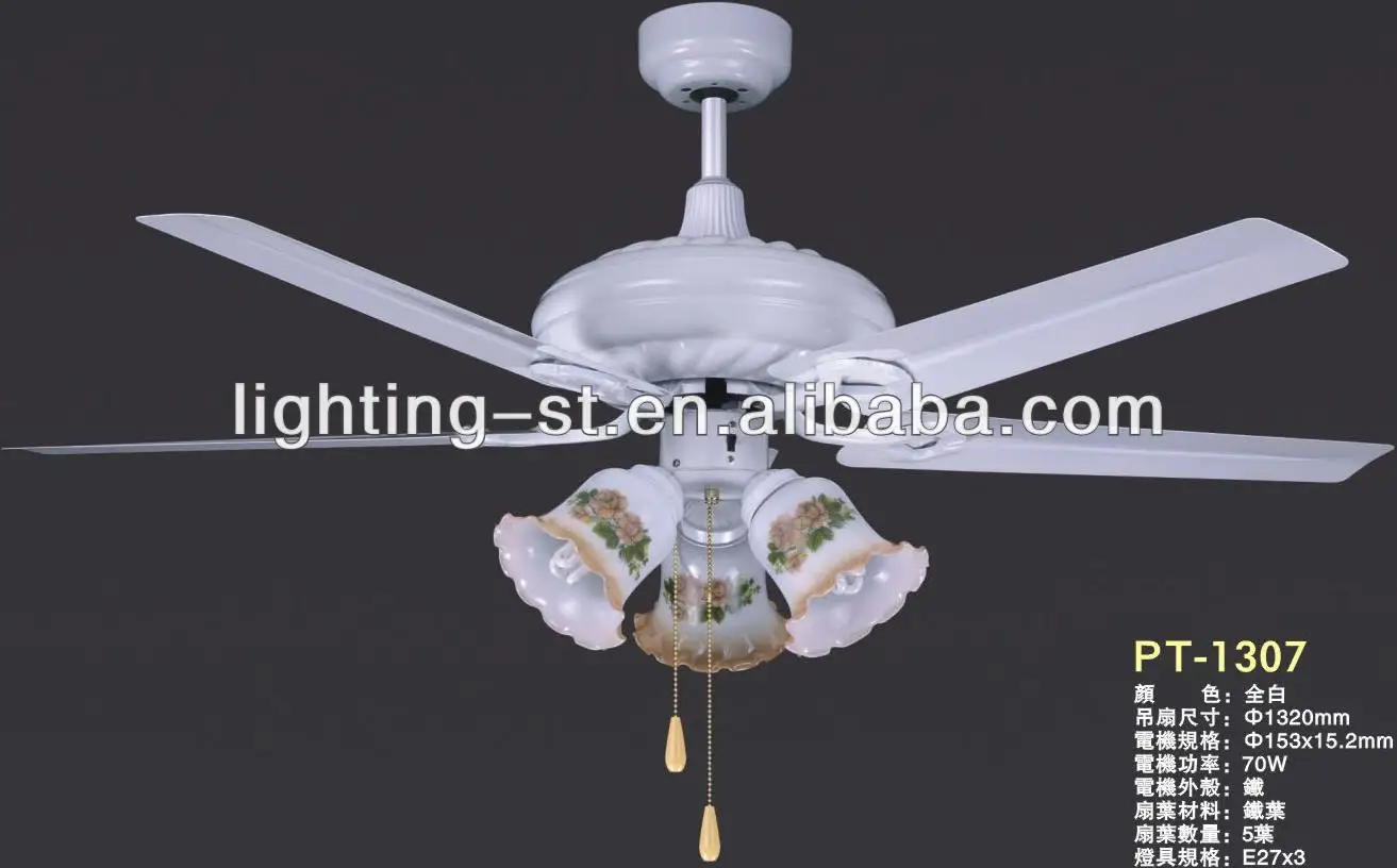 52 inch Five-light indoor ceiling fan with five blades JY48-1502