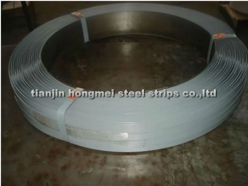 cold rolled Packing steel strapping 1/2" x .02 Regular Galvanized Steel Strapping