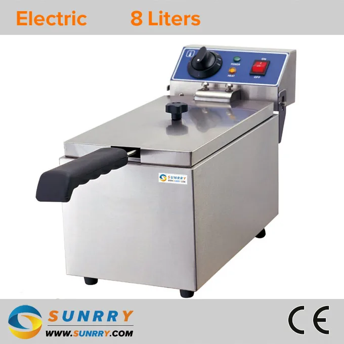 SY-TF18,-Counter-Top-Fryer,-1-Tank,-1-Basket,-3Kw,-8L