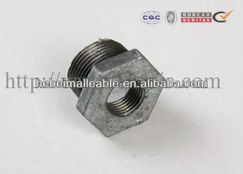 malleable iron pipe fitting bushing