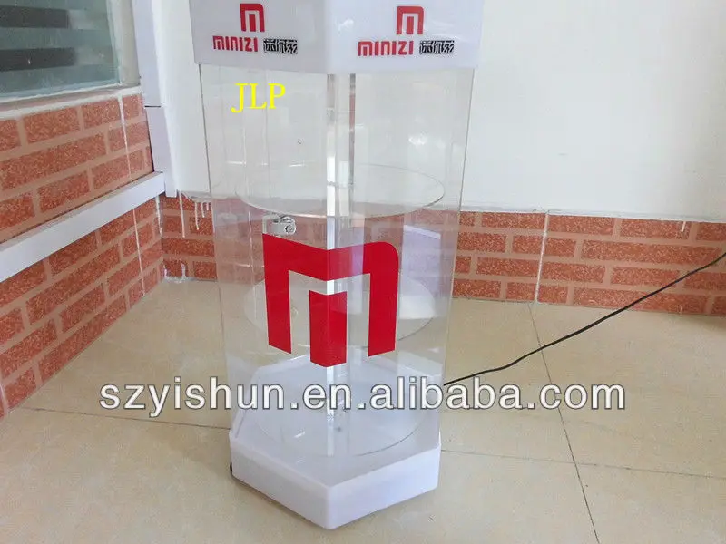 Customized Led Acrylic Showcase,Acrylic Rotating Display Stand With Led Lights Buy Acrylic