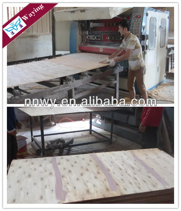 plastic film faced plywood, green film faced plywood, plywood formwork used in construction.jpg