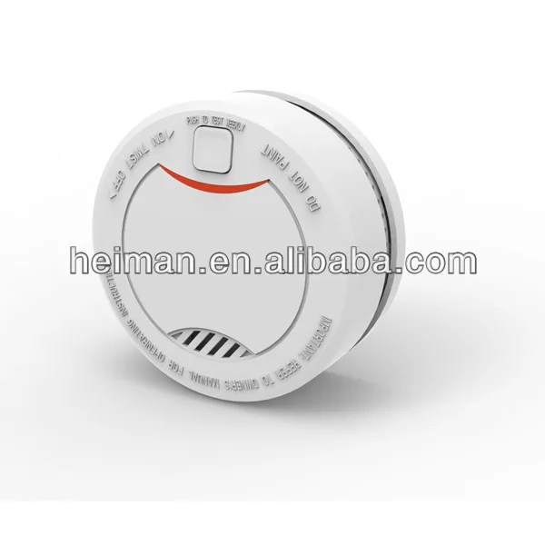 DC3 V lithium battery operated Independent10 years optical smoke alarm EN14604