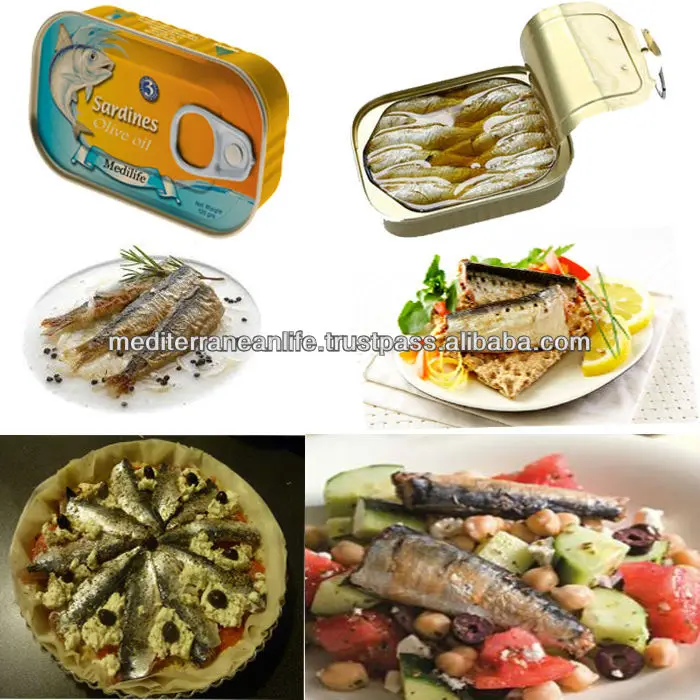Bulk Sardine Cans In Olive Oil,100 High Quality Of Sardines. 125 G