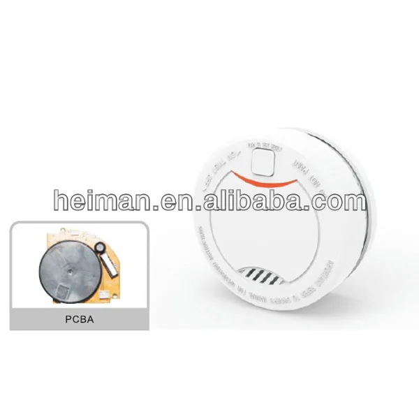 DC3 V lithium battery operated Independent10 years optical smoke alarm EN14604
