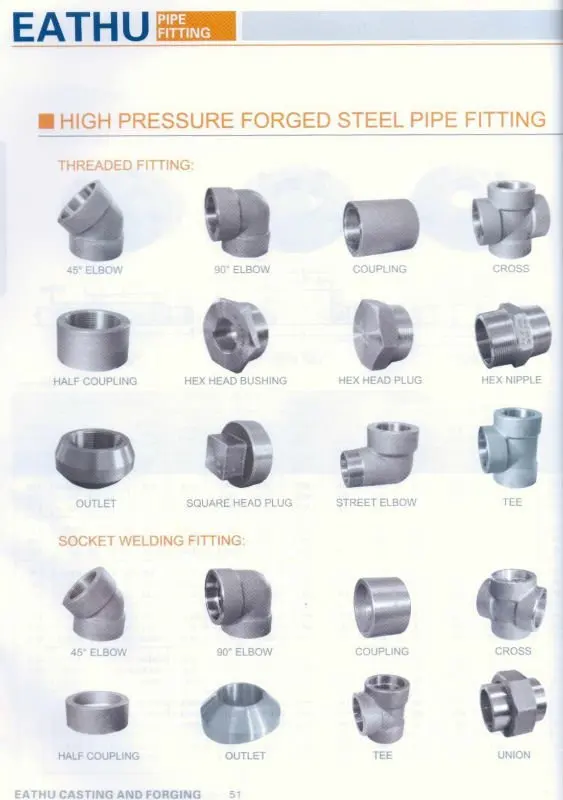 Forged Steel Pipe Fittings-Half Coupling Socket Welded, View Forged ...