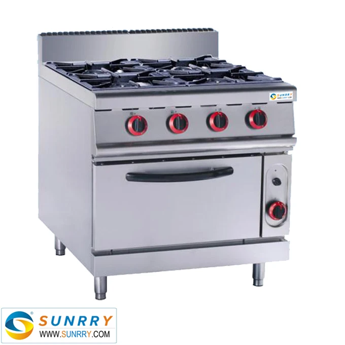 SY-GB900B 4 Burners, 1 Baking Oven, 1 Grill - Gas Oven, 125560BTU.jpg