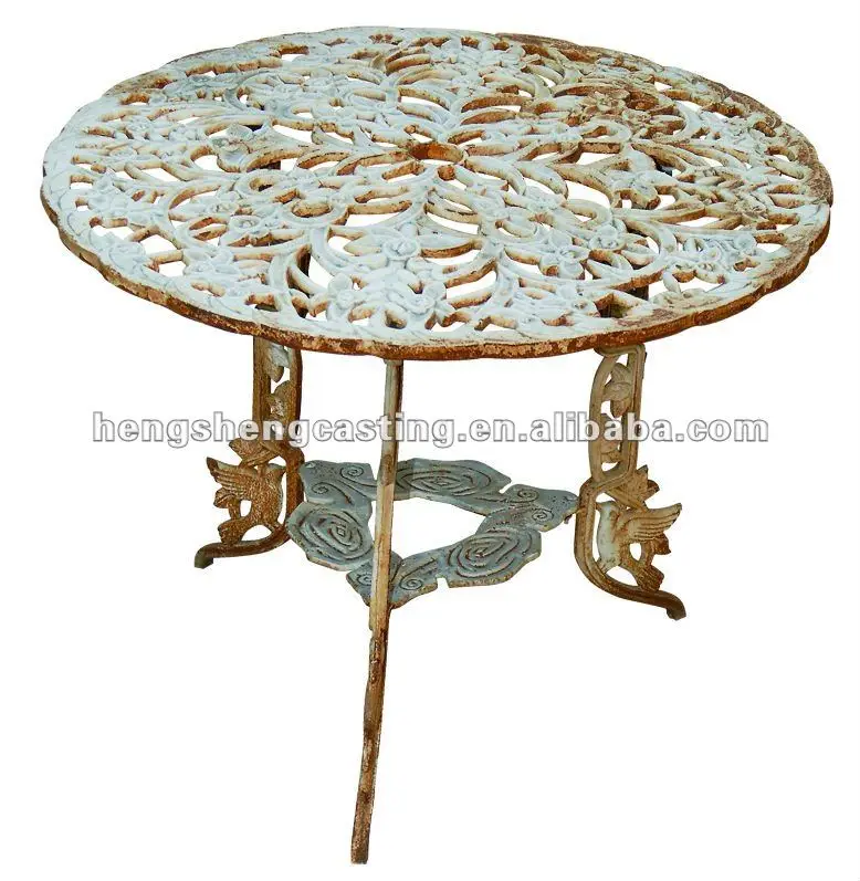 Antike Gartenmöbel Aus Gusseisen / Tisch Und Stuhl - Buy Gusseisen