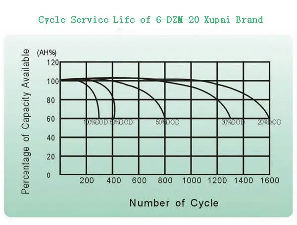 Cycle service life 6-dzm-20 600 600