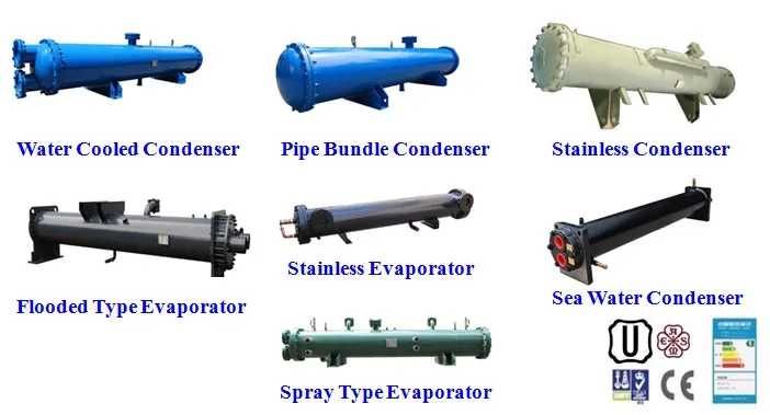 Shell and Tube heat Exchanger,Evaporator, Condenser industrial heat exchanger