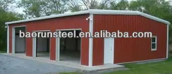 steel structure garage building steel shed 00068