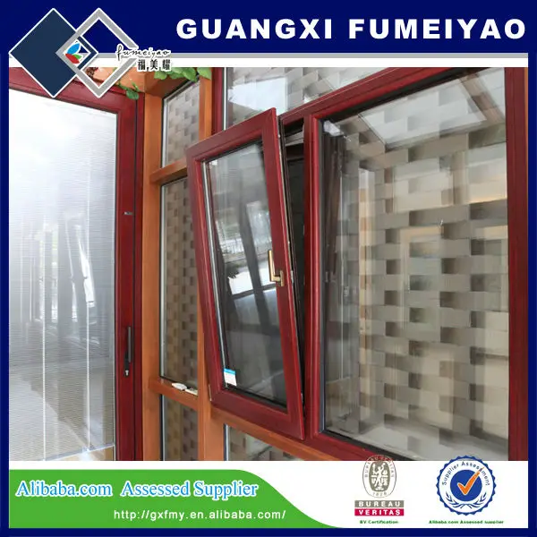 FM90 series aluminum wood french casement window.jpg