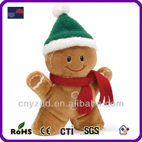 christmas gingerbread man soft toy