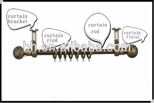 Soporte De Madera Para Cortinas,Soporte Decorativo De Pared De Madera