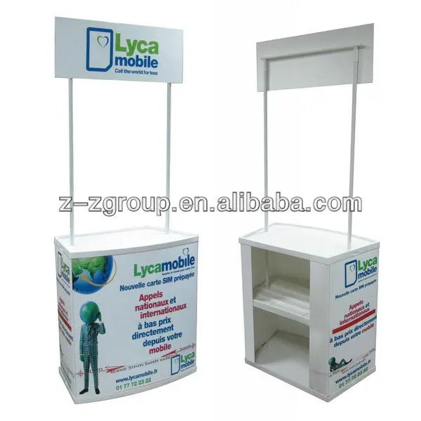 Mini Hotsale Advertising Counter Display For Exhibition Booth Buy