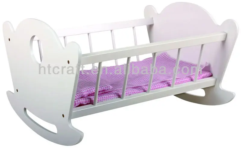 2013 Hot Sale Baby Mdf Wood Swing Doll Cots And Cribs Furniture