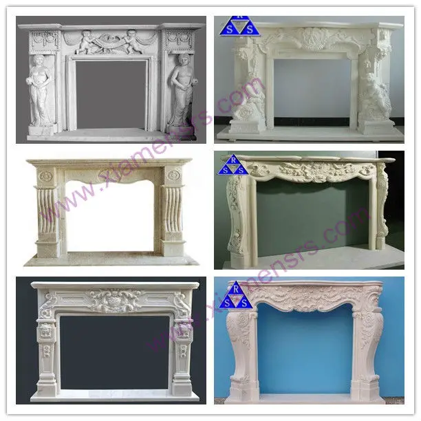 Hochwertige Innen Hand Geschnitzte Marmor Elektro-kamin-imitation - Buy