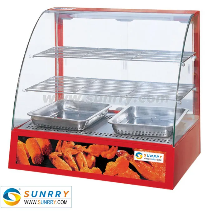 SY-WD2A-Hot-Food-Display---Painted---1.3-KW,-Curved-Glass