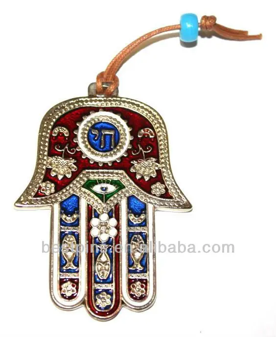 24k Gold Plated Evil Eye Hamsa Chai Kabala Judaica Jewish Israel Amulet Pendant Buy Evil Eye