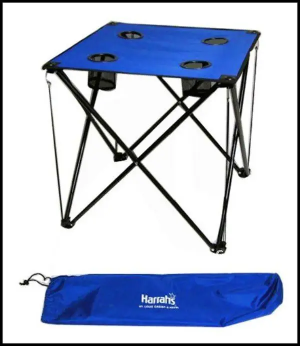 Oxford Fabric Picnic Folding Camping Table With Carry Case