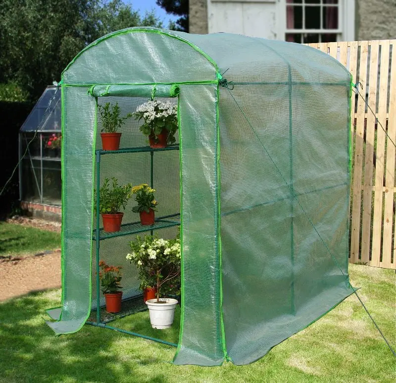 Hx54010e Plastic Cover Tube Frame Layer Garden House Kit Vegetable