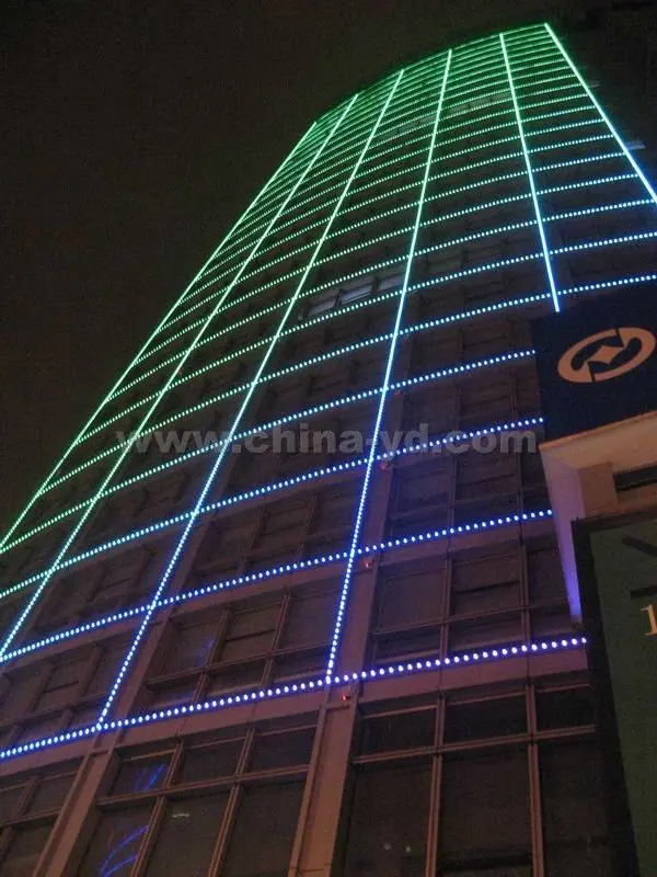 Led Building Facade Lighting Building Curtain Wall - Buy Led Building