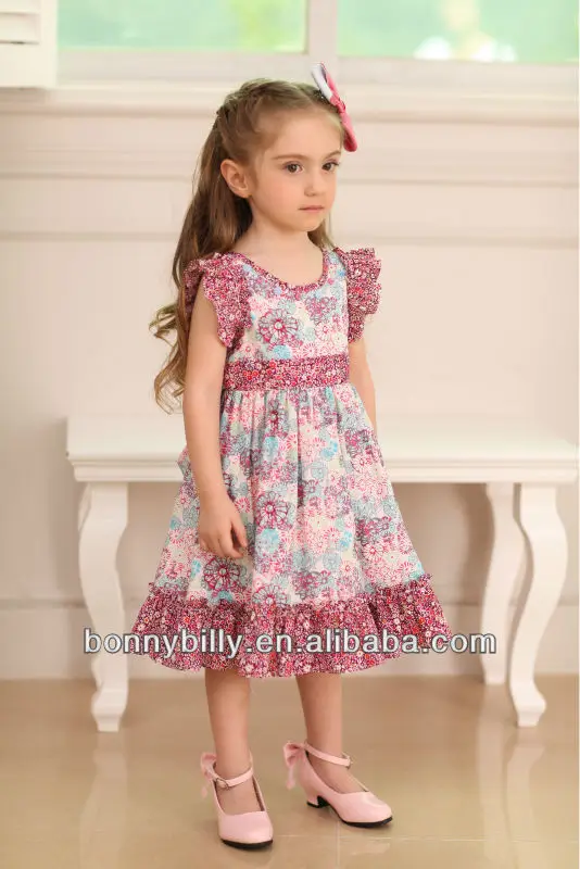 cotton baby red dress with embroidery baby girl summer dress