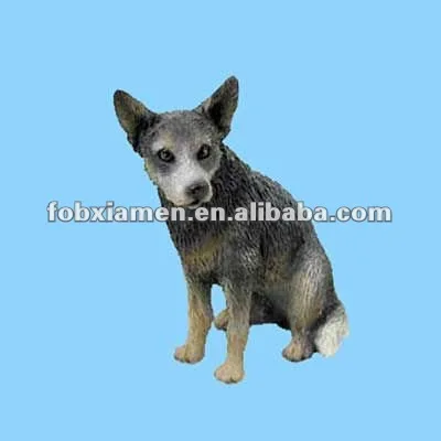 australian cattle dog garden statue
