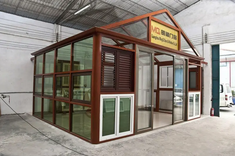 Cocina De Aluminio Persiana/vidrio Esmerilado Puertas De Armario - Buy