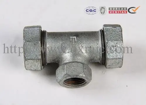 hebei QIAO 6" DIN GI malleable iron pipe pipe fitting plumbing ICC