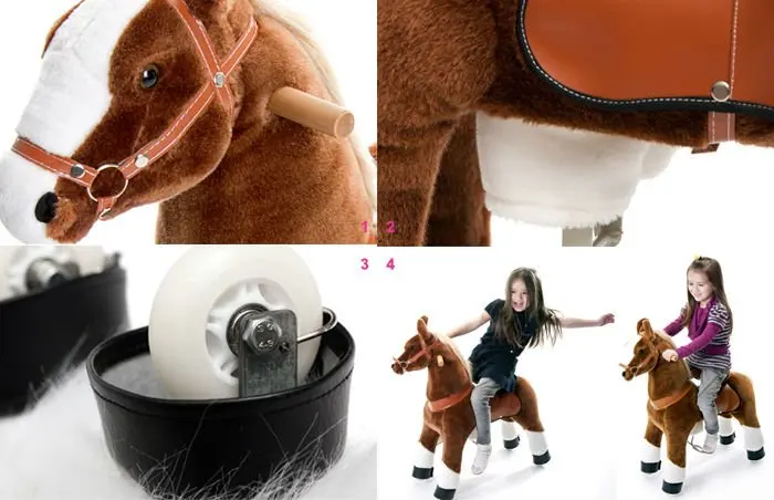 rolling riding horse toy