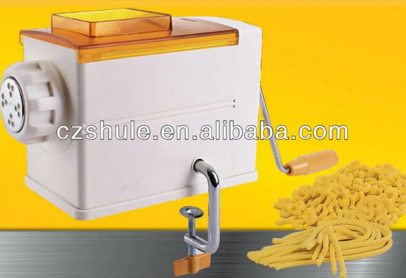 Pasta Roller Style Italian Manual Pasta Extruder With Dough Kneading