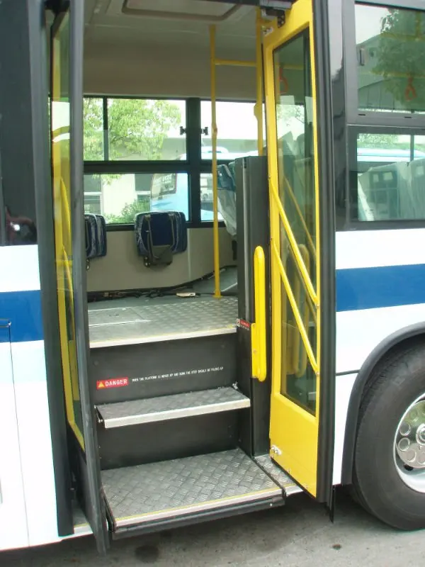 Wl Step 1200 Series Bus Hydraulic Wheelchair Elevator Lift With 350kg