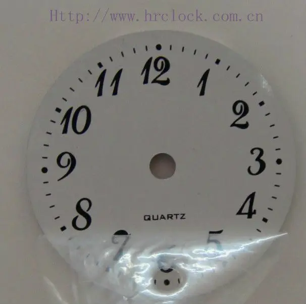 Metal Aluminum Surface Clock Dial With Classical Design Craft Small